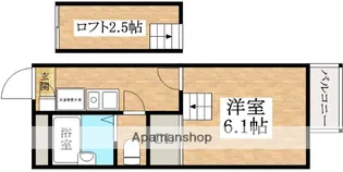 レオパレスゴールドイーストⅠ【1階】の間取り