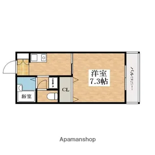 フレグランス新町【2階】の間取り