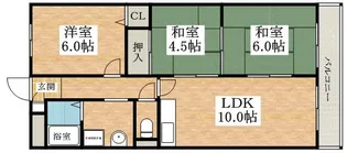 3LDKの間取り画像