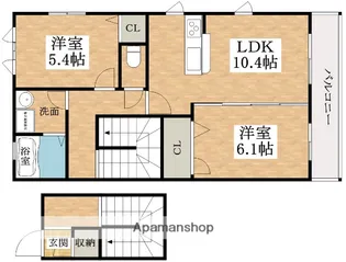 ガーデンフォーレスト【2階】の間取り