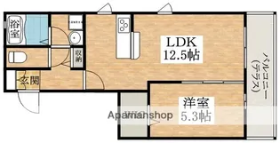 ガーデンフォーレスト【1階】の間取り
