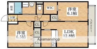 ブライトコート【2階】の間取り