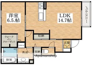 ソレイユみささぎ【1階】の間取り