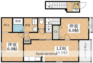 シルクガーデン【2階】の間取り