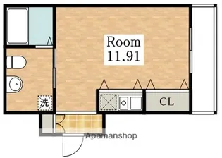 北花田町エヌエムキャトフ【3階】の間取り