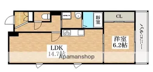 ロイヤル・アネックス【8階】の間取り