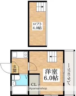 ロイヤルハイツまつい2【1階】の間取り