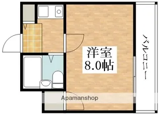 南花田TKハイツ【5階】の間取り