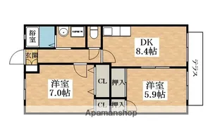 AGASTHYA【1階】の間取り