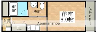 天美ハイツ【3階】の間取り