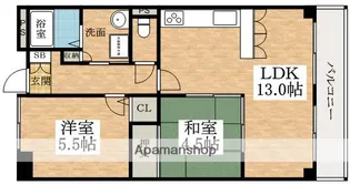 三宅アメニティーサンズ【3階】の間取り