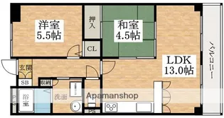 三宅アメニティーサンズ【2階】の間取り