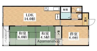 シーフィールド・コーポ松原【3階】の間取り