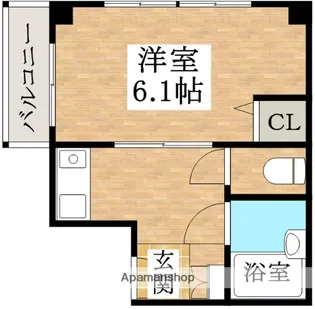 ウインライフ松原Ⅱ【3階】の間取り