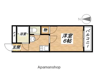 ビルシャナ長居【4階】の間取り