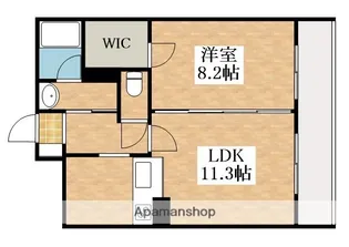ナニワヒルズ【6階】の間取り