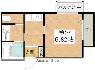 グランスカイ【3階】の間取り