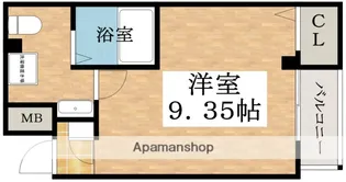 エヌエムヴァンサンク【3階】の間取り