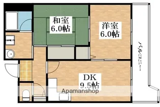 ボナールデト【4階】の間取り