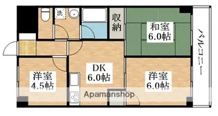 サンシティ摂陽【7階】の間取り