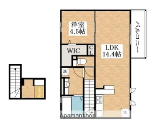 パルビレッジ【2階】の間取り