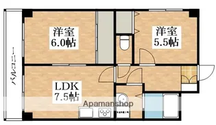 デイグラン長居公園【4階】の間取り