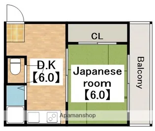 オーティーハイツ 東住吉【4階】の間取り
