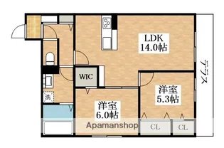 MAISON DU ESPOIR【1階】の間取り