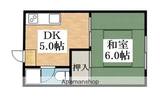 コーポ青木【1階】の間取り