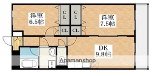 ピュアコート【1階】の間取り