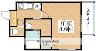 フジパレス喜連瓜破Ⅲ番館【2階】の間取り