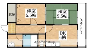 イトーピア山本【4階】の間取り