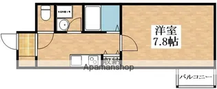 グローハイツ針中野【1階】の間取り