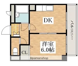 ラピタ【4階】の間取り