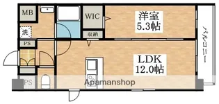 GRAND ECLAT(グランエクラ)【4階】の間取り