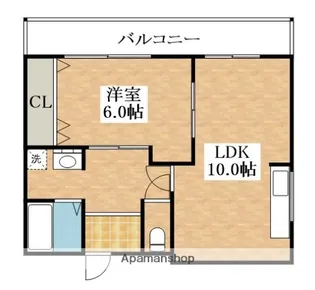 クリーンライフ松映【3階】の間取り