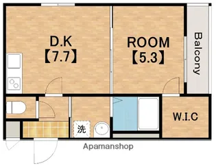 フジパレス平野西【1階】の間取り