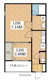FSTYLE天美東8丁目【3階】の間取り