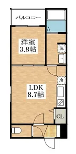 F ASECIA KASTALIA【1階】の間取り
