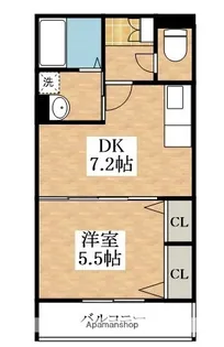 シャーメゾン北花田【1階】の間取り