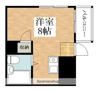 河本マンション【4階】の間取り