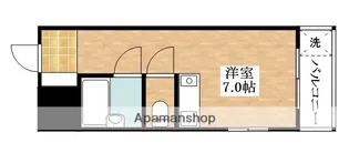 川口ハイツ【4階】の間取り