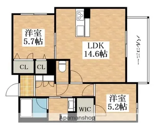 NT MAISONⅢ【2階】の間取り
