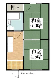 ハイツAC【2階】の間取り