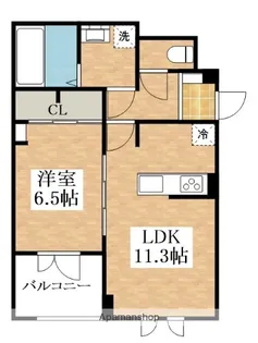 キャスロック北花田【3階】の間取り