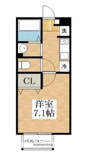 アベリアルコート【2階】の間取り