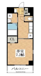リバーコート 浅香【3階】の間取り