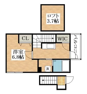 あんしん高鷲08−1027【2階】の間取り