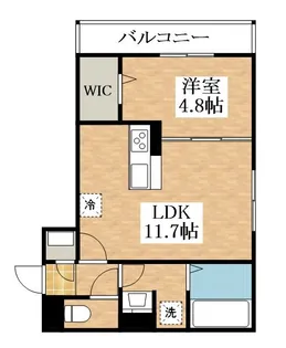 グランピース 駒川【3階】の間取り
