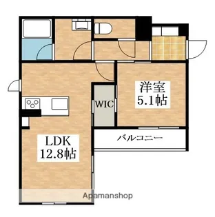 シャーメゾン ロッシュ ル ポン Ⅱ【3階】の間取り